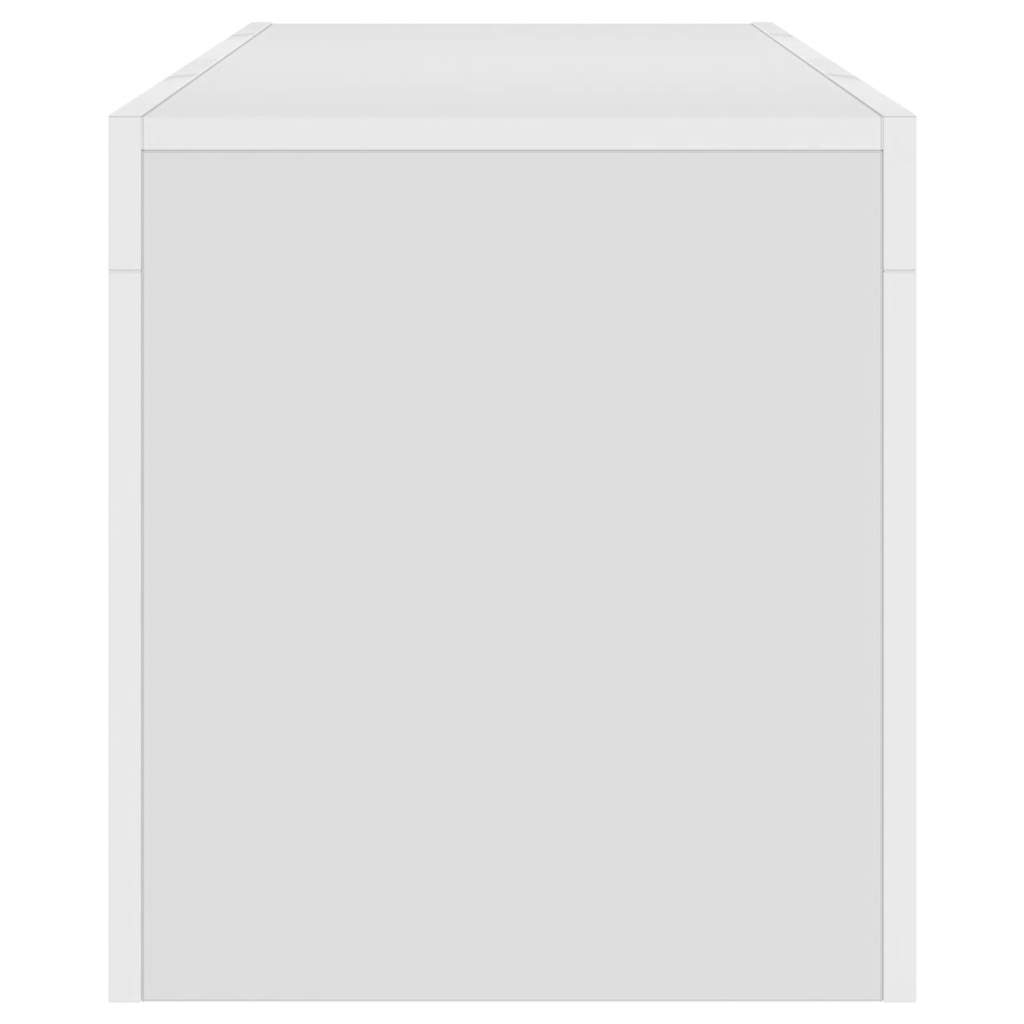 Έπιπλο Τηλεόρασης με LED Λευκό 120x30x40 εκ. - Pakobazaar