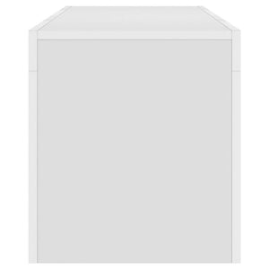 Έπιπλο Τηλεόρασης με LED Λευκό 120x30x40 εκ. - Pakobazaar