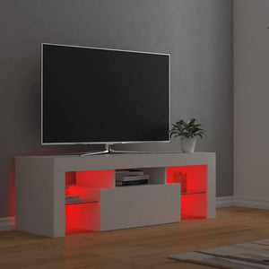 Έπιπλο Τηλεόρασης με LED Λευκό 120x30x40 εκ. - Pakobazaar