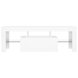 Έπιπλο Τηλεόρασης με LED Λευκό 120x30x40 εκ. - Pakobazaar