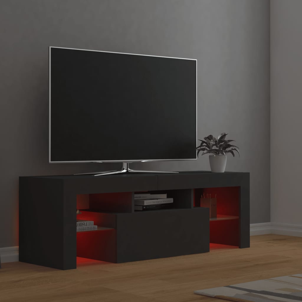 Έπιπλο Τηλεόρασης με LED Γκρι 120 x 35 x 40 εκ. - Pakobazaar