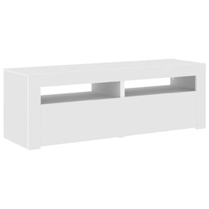 Έπιπλο Τηλεόρασης με LED Λευκό 120x35x40 εκ. - Pakobazaar
