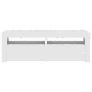 Έπιπλο Τηλεόρασης με LED Λευκό 120x35x40 εκ. - Pakobazaar