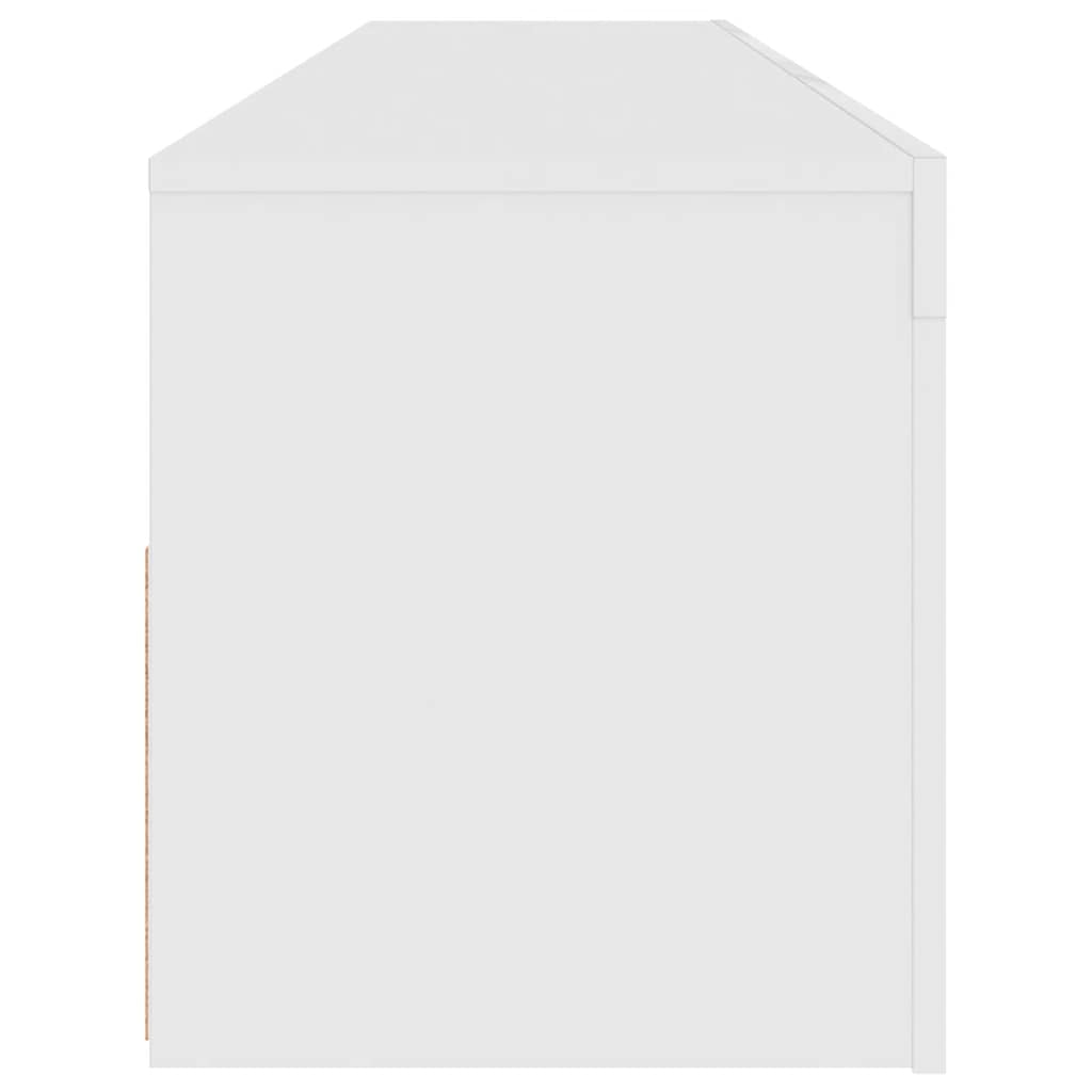 Έπιπλο Τηλεόρασης με LED Λευκό 120x35x40 εκ. - Pakobazaar