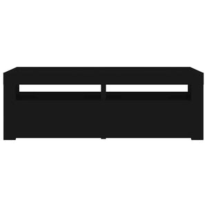 Έπιπλο Τηλεόρασης με LED Μαύρο 120x35x40 εκ. - Pakobazaar