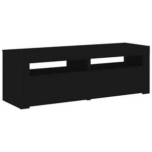 Έπιπλο Τηλεόρασης με LED Μαύρο 120x35x40 εκ. - Pakobazaar