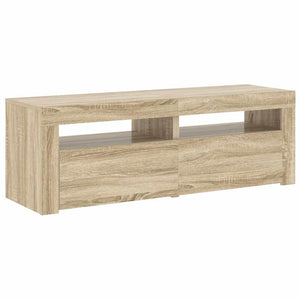 Έπιπλο Τηλεόρασης με LED Sonoma Δρυς 120x35x40 εκ. - Pakobazaar