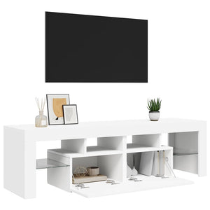 Έπιπλο Τηλεόρασης με LED Λευκό 140 x 36,5 x 40 εκ. - Pakobazaar