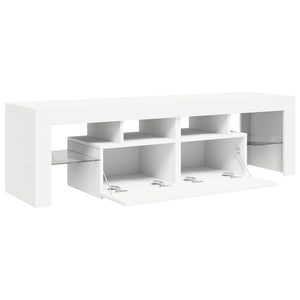 Έπιπλο Τηλεόρασης με LED Λευκό 140 x 36,5 x 40 εκ. - Pakobazaar
