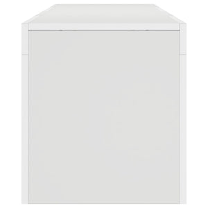 Έπιπλο Τηλεόρασης με LED Λευκό 140 x 36,5 x 40 εκ. - Pakobazaar