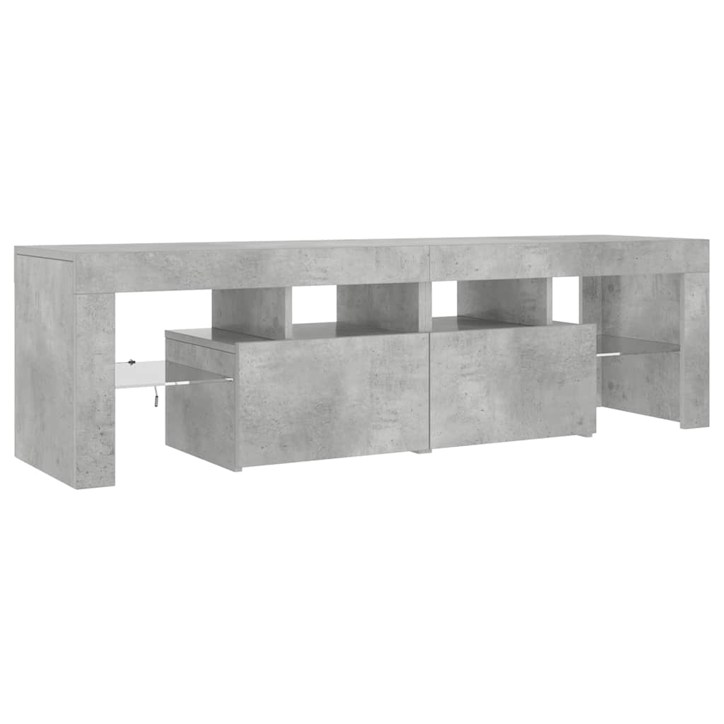 Έπιπλο Τηλεόρασης με LED Γκρι Σκυρ. 140 x 36,5 x 40 εκ. - Pakobazaar