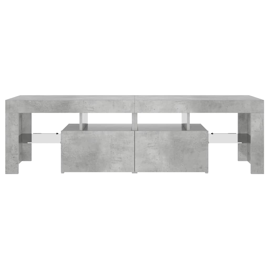 Έπιπλο Τηλεόρασης με LED Γκρι Σκυρ. 140 x 36,5 x 40 εκ. - Pakobazaar