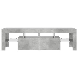 Έπιπλο Τηλεόρασης με LED Γκρι Σκυρ. 140 x 36,5 x 40 εκ. - Pakobazaar