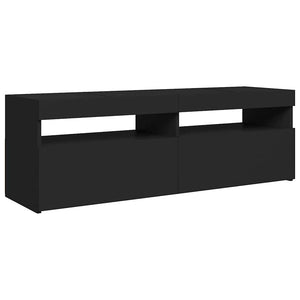 Έπιπλο Τηλεόρασης με LED Μαύρο 120x35x40 εκ. - Pakobazaar
