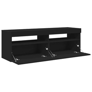 Έπιπλο Τηλεόρασης με LED Μαύρο 120x35x40 εκ. - Pakobazaar