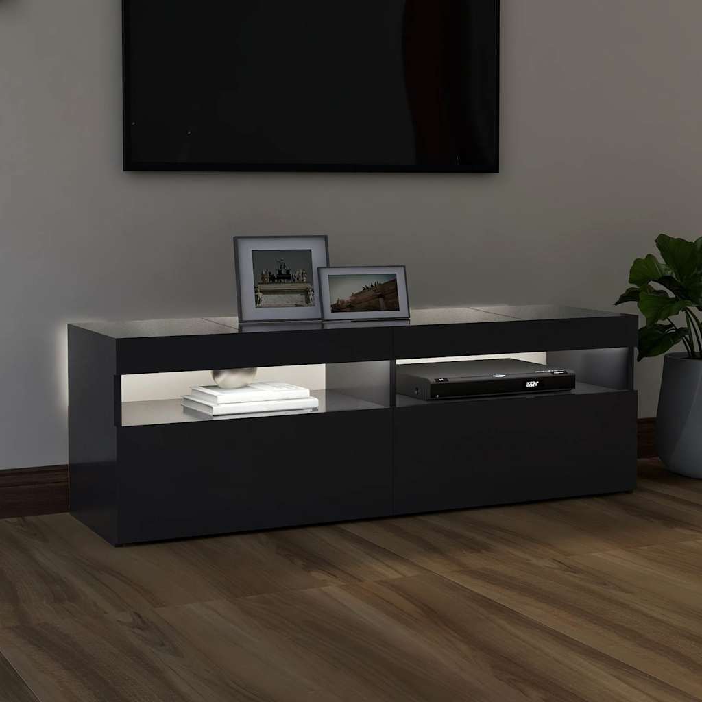 Έπιπλο Τηλεόρασης με LED Γκρι 120 x 35 x 40 εκ.