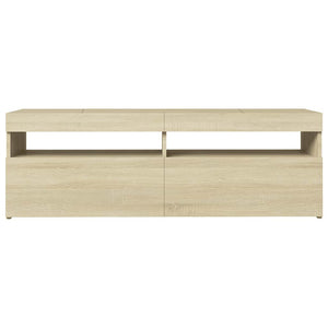 Έπιπλο Τηλεόρασης με LED Sonoma Δρυς 120x35x40 εκ. - Pakobazaar