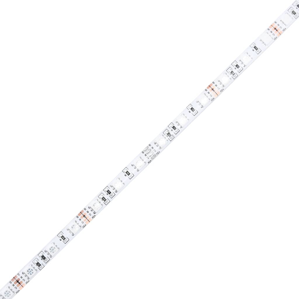 Έπιπλο Τηλεόρασης με LED Λευκό & Sonoma Δρυς 120 x 35 x 40 εκ. - Pakobazaar