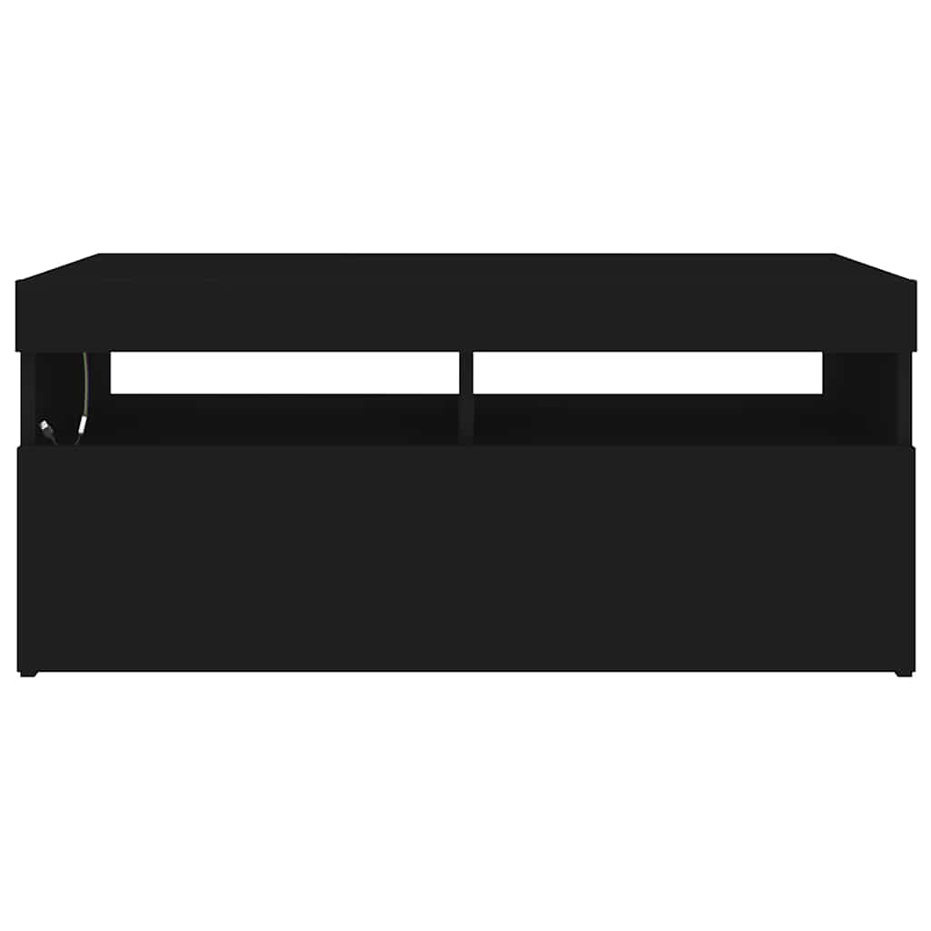 Έπιπλο Τηλεόρασης με LED Μαύρο 90 x 35 x 40 εκ. - Pakobazaar