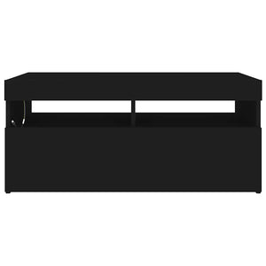 Έπιπλο Τηλεόρασης με LED Μαύρο 90 x 35 x 40 εκ. - Pakobazaar
