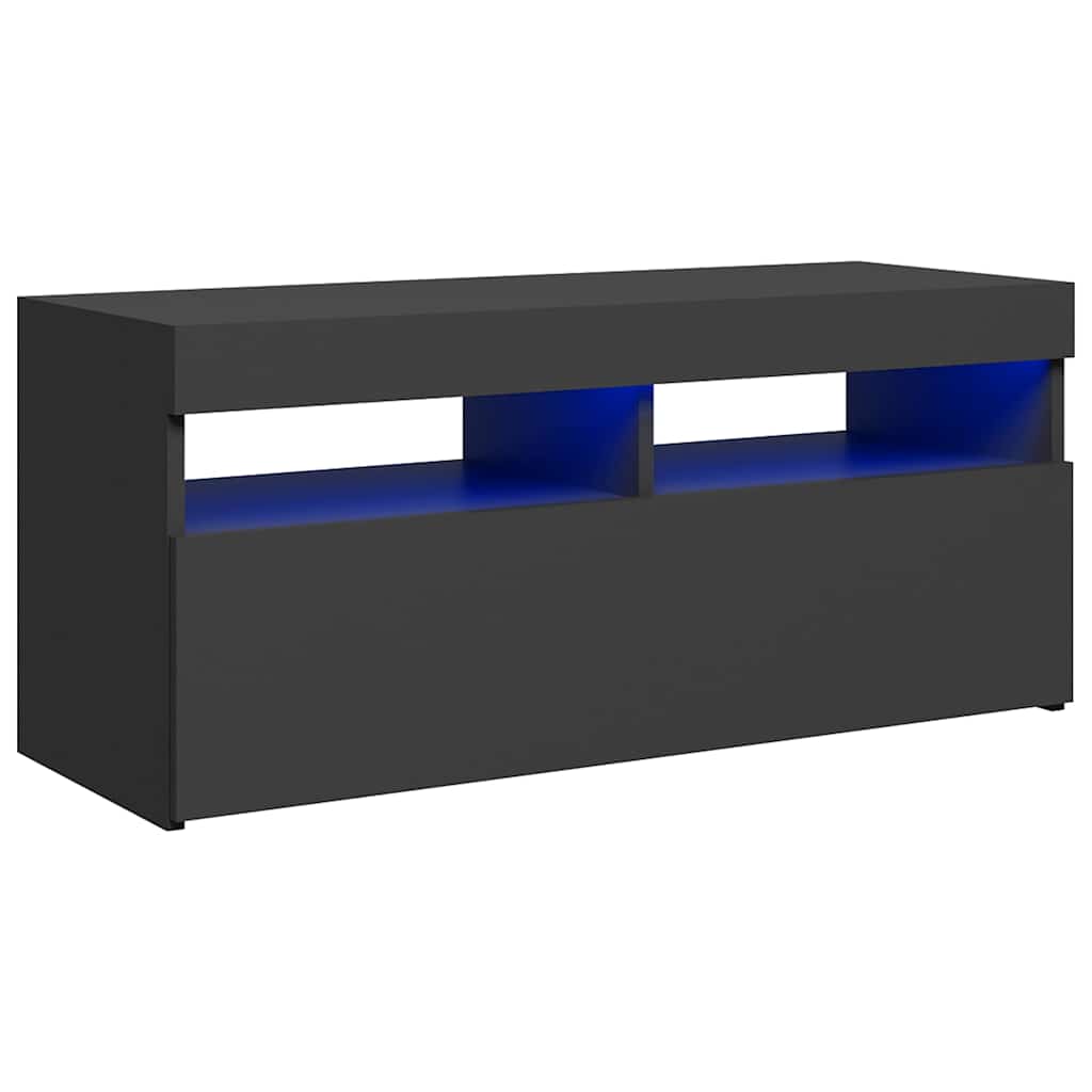 Έπιπλο Τηλεόρασης με LED Γκρι 90 x 35 x 40 εκ. - Pakobazaar