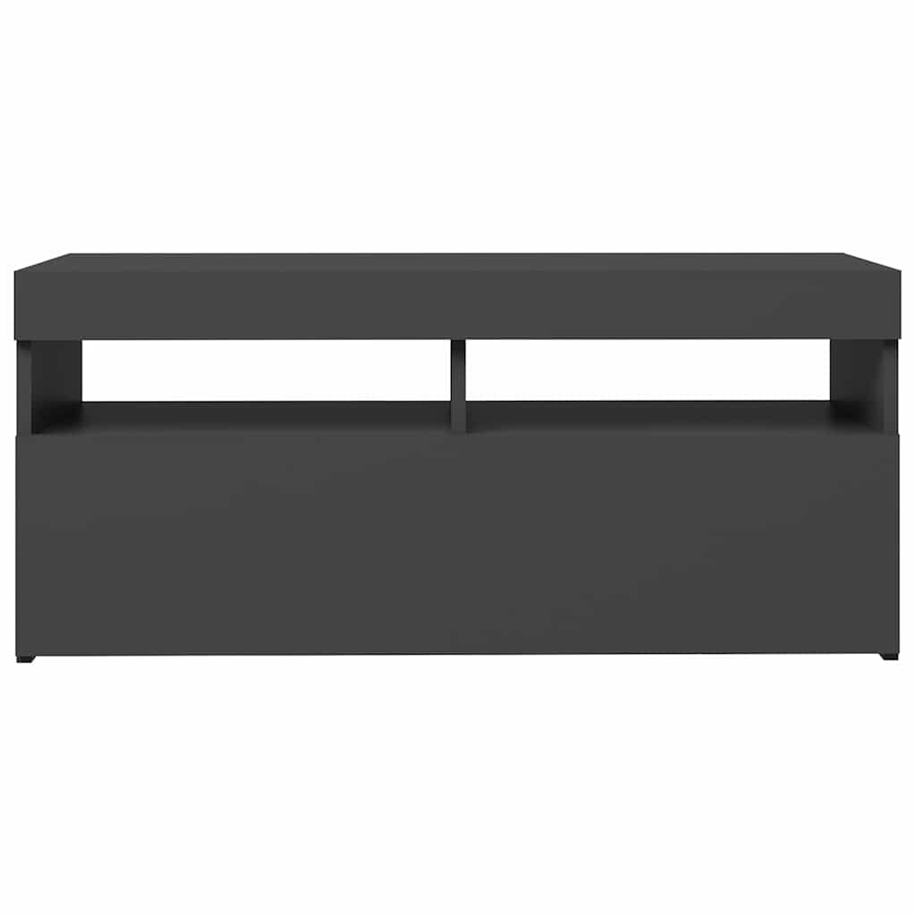 Έπιπλο Τηλεόρασης με LED Γκρι 90 x 35 x 40 εκ. - Pakobazaar