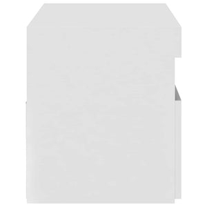 Έπιπλο Τηλεόρασης με LED Λευκό 75 x 35 x 40 εκ. - Pakobazaar