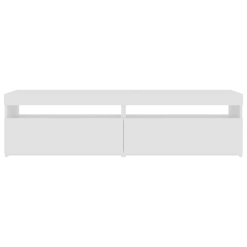 Έπιπλα Τηλεόρασης με LED 2 τεμ. Λευκό 75 x 35 x 40 εκ. - Pakobazaar