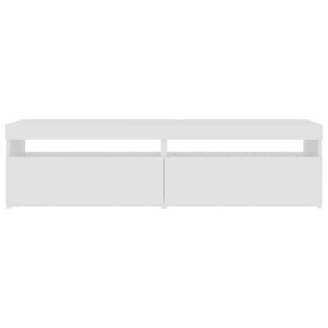 Έπιπλα Τηλεόρασης με LED 2 τεμ. Λευκό 75 x 35 x 40 εκ. - Pakobazaar