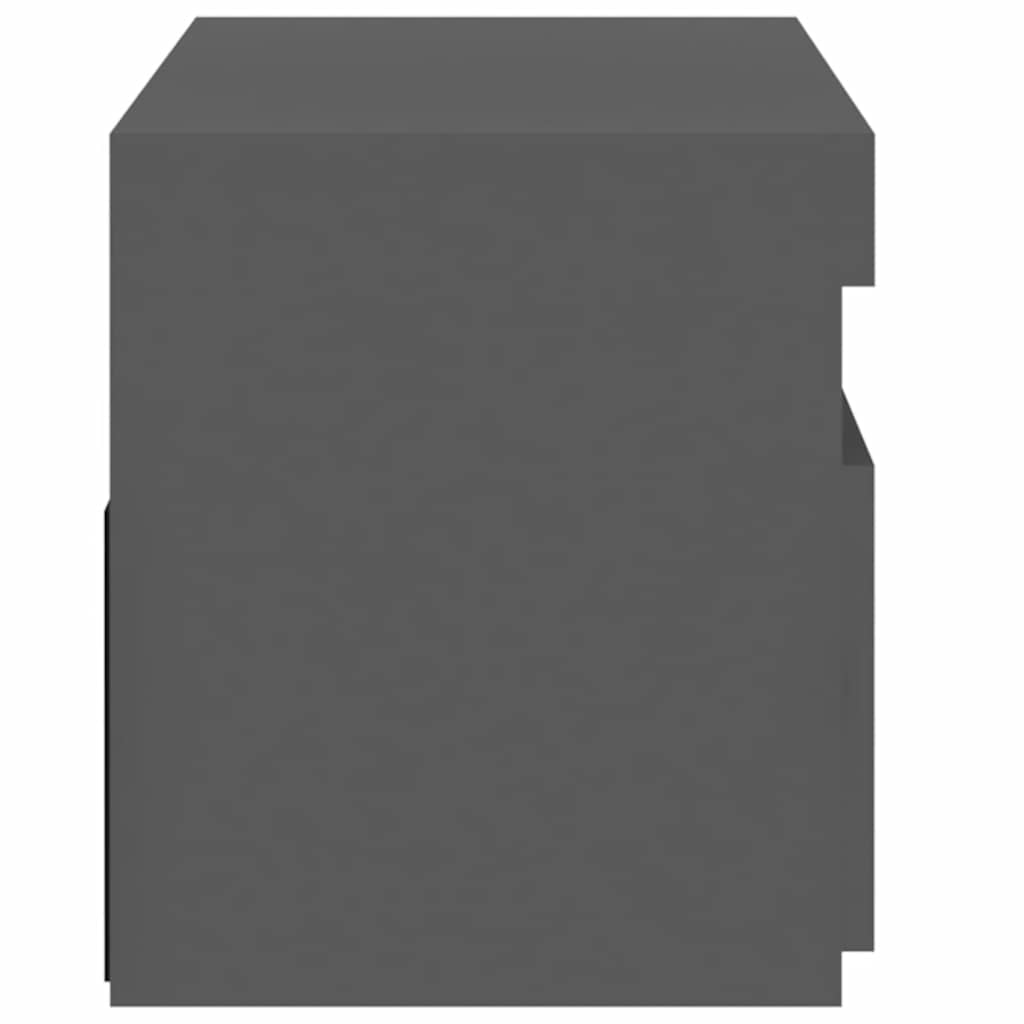 Έπιπλο Τηλεόρασης με LED Γκρι 75 x 35 x 40 εκ.