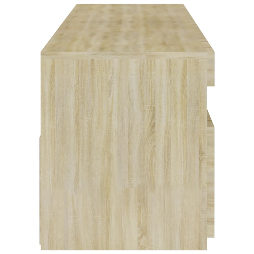Έπιπλο Τηλεόρασης με LED 2 τεμ. Sonoma Δρυς 75 x 35 x 40 εκ. - Pakobazaar