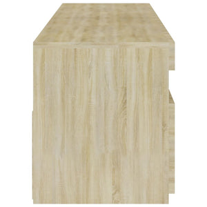Έπιπλο Τηλεόρασης με LED 2 τεμ. Sonoma Δρυς 75 x 35 x 40 εκ. - Pakobazaar