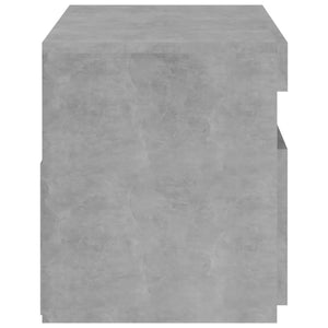 Έπιπλο Τηλεόρασης με LED Γκρι Σκυροδέματος 75 x 35 x 40 εκ. - Pakobazaar