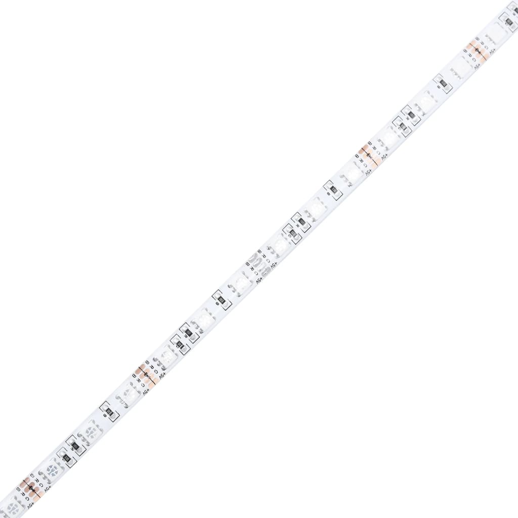 Έπιπλο Τηλεόρασης με LED 2 τεμ. Λευκά/Sonoma Δρυς 75x35x40 εκ.