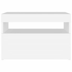 Έπιπλο Τηλεόρασης με LED Λευκό 60 x 35 x 40 εκ. - Pakobazaar