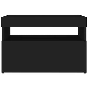 Έπιπλο Τηλεόρασης με LED Μαύρο 60 x 35 x 40 εκ.