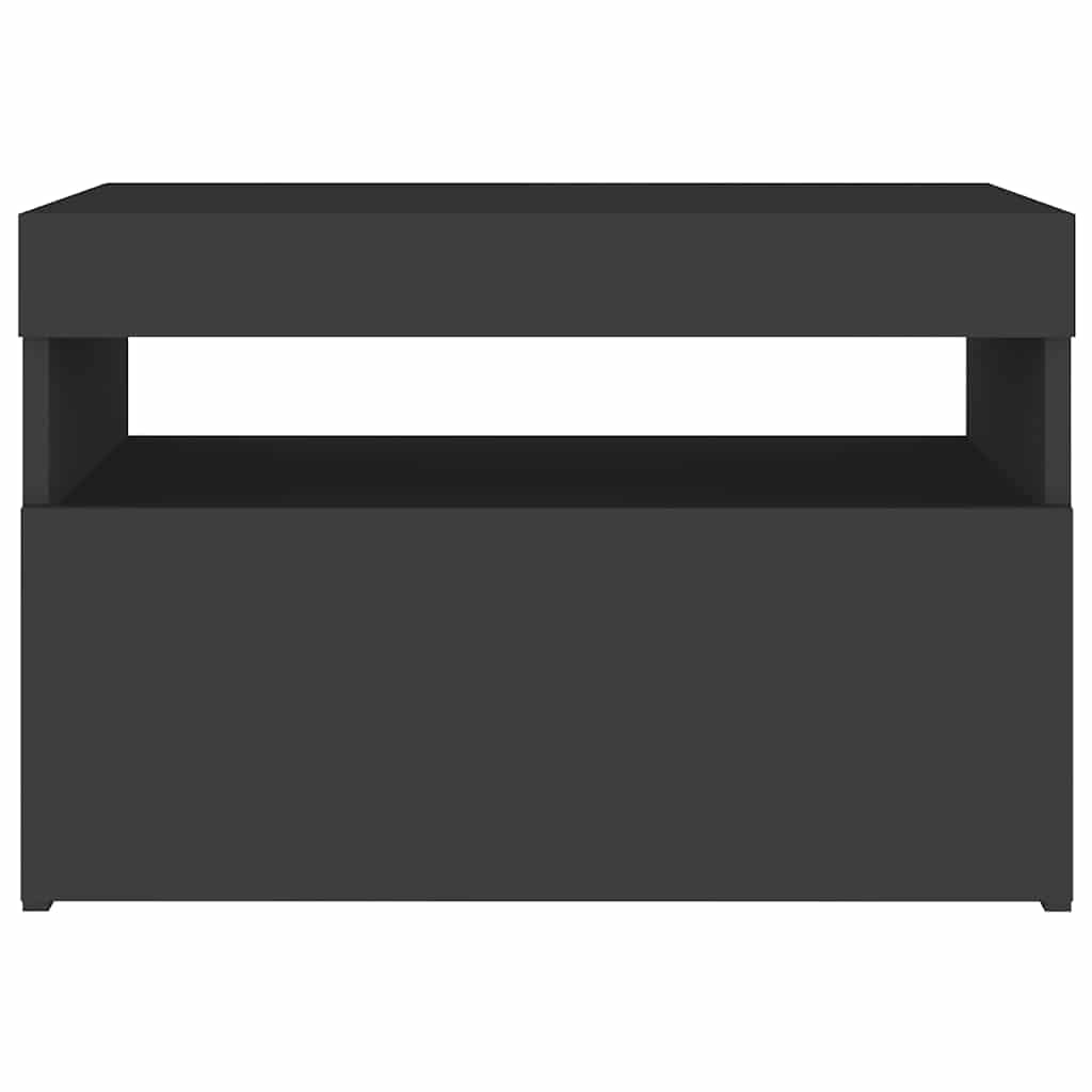 Έπιπλο Τηλεόρασης με LED Γκρι 60 x 35 x 40 εκ.