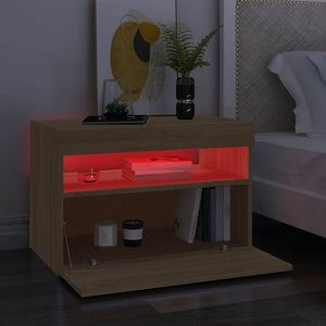 Έπιπλο Τηλεόρασης με LED Sonoma Δρυς 60 x 35 x 40 εκ. - Pakobazaar