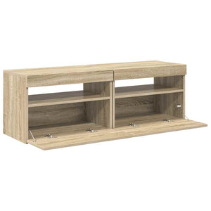 Έπιπλα Τηλεόρασης με LED 2 τεμ. Sonoma Δρυς 60 x 35 x 40 εκ. - Pakobazaar