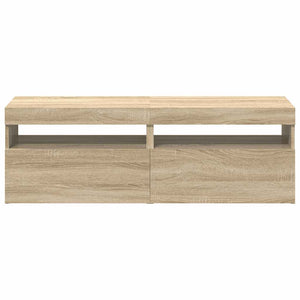 Έπιπλα Τηλεόρασης με LED 2 τεμ. Sonoma Δρυς 60 x 35 x 40 εκ. - Pakobazaar