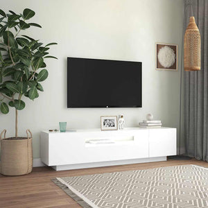 Έπιπλο Τηλεόρασης με LED Γκρι 160x35x40 εκ. - Pakobazaar
