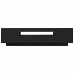 Έπιπλο Τηλεόρασης με LED Μαύρο 160x35x40 εκ. - Pakobazaar