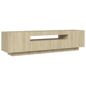 Έπιπλο Τηλεόρασης με LED Sonoma Δρυς 160 x 35 x 40 εκ. - Pakobazaar