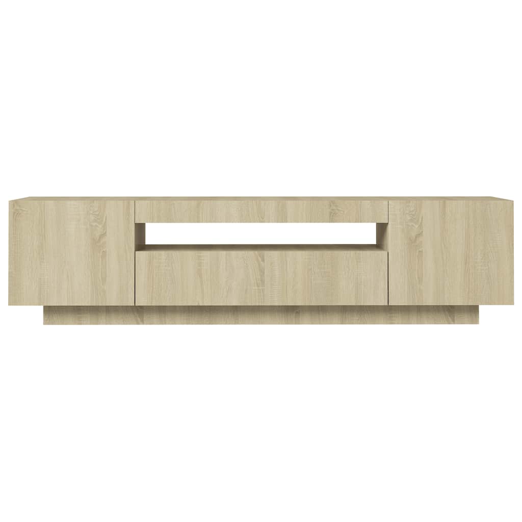 Έπιπλο Τηλεόρασης με LED Sonoma Δρυς 160 x 35 x 40 εκ. - Pakobazaar