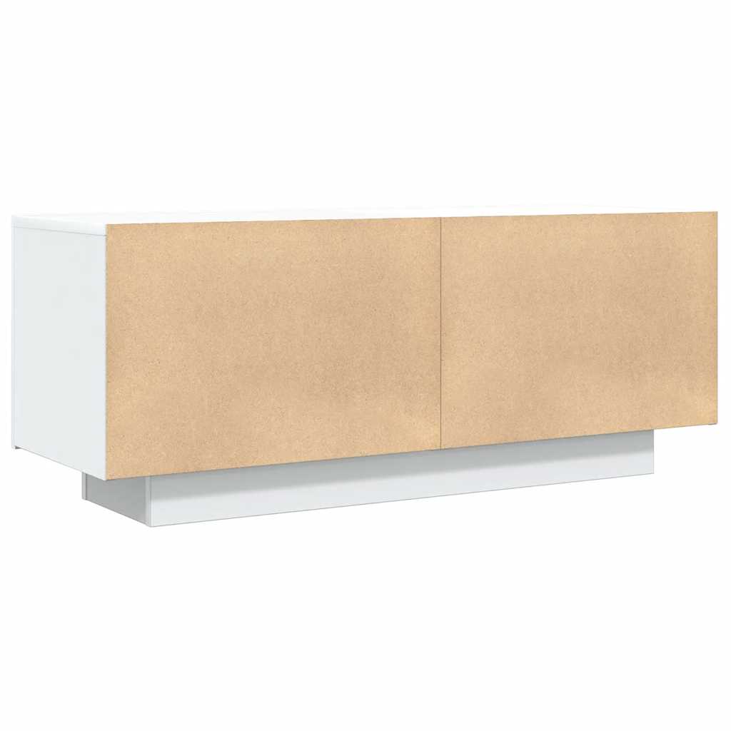 Έπιπλο Τηλεόρασης Λευκό 100 x 35 x 40 εκ. Επεξ. Ξύλο