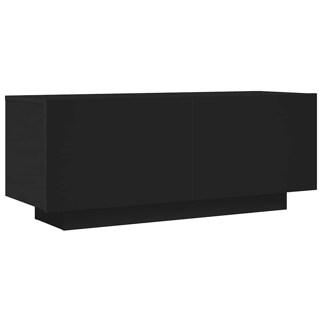 Έπιπλο Τηλεόρασης Μαύρο 100 x 35 x 40 εκ. Επεξ. Ξύλο - Pakobazaar