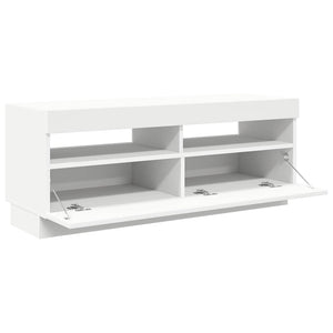 Έπιπλο Τηλεόρασης με LED Λευκό 100 x 35 x 40 εκ. - Pakobazaar