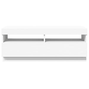 Έπιπλο Τηλεόρασης με LED Λευκό 100 x 35 x 40 εκ. - Pakobazaar