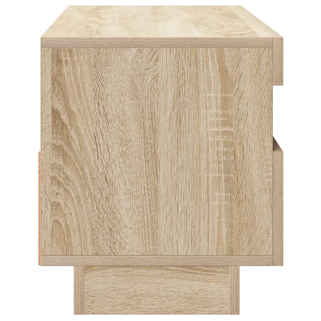 Έπιπλο Τηλεόρασης με Φωτισμό LED Sonoma Δρυς 100 x 35 x 40 εκ. - Pakobazaar