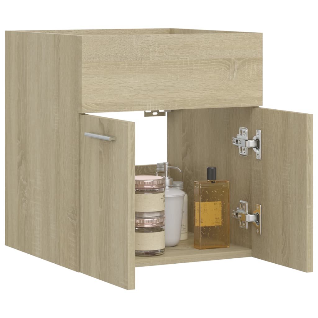 Ντουλάπι Νιπτήρα Sonoma Δρυς 41x38,5x46 εκ. από Επεξ. Ξύλο - Pakobazaar